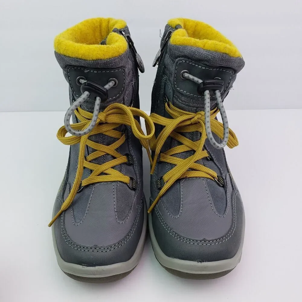 Santana Canada Torino Womens Size EU 38 US 8 Gray Yellow Warm Winter Boots